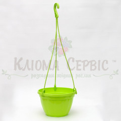 Підвісний горщик для квітів 3.7 л, салатовий (Україна)