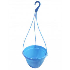 Підвісний горщик для квітів 3.7 л, волошковий (Україна)