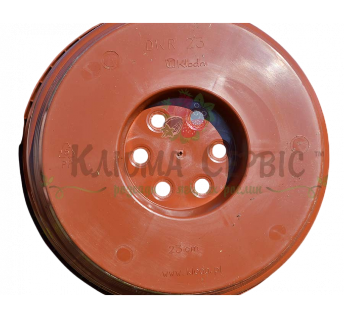 Горшок подвесной 3,7 л с крючком (22*14) терракот Украина