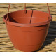Горшок подвесной 5,4 л с крючком (25*16) терракот Украина