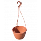 Горшок подвесной 2,5 л с крючком (20*12,5) терракот Украина