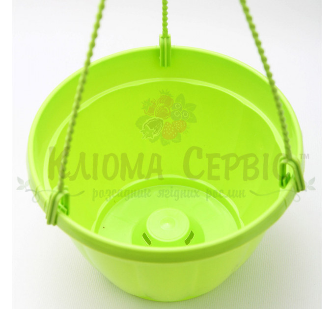 Підвісний горщик для квітів 2.5 л, салатовий (Україна)