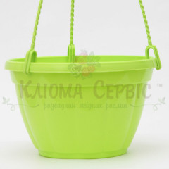 Підвісний горщик для квітів 2.5 л, салатовий (Україна)