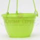 Підвісний горщик для квітів 2.5 л, салатовий (Україна)