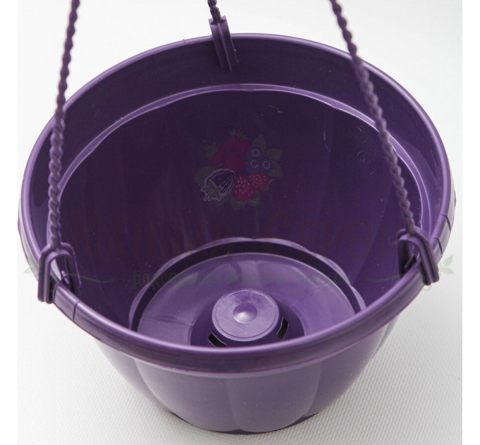 Підвісний горщик для квітів 2.5 л, фіолетовий (Україна)