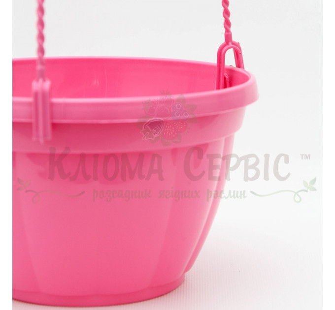 Підвісний горщик для квітів 2.5 л, рожевий (Україна)
