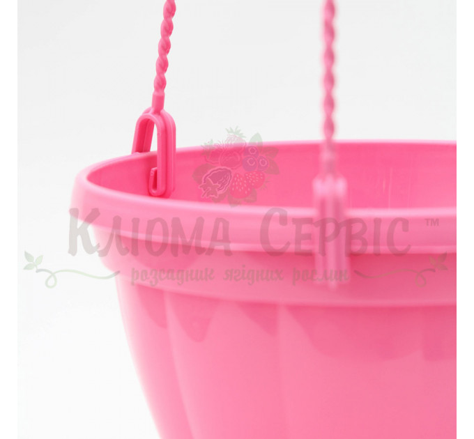 Підвісний горщик для квітів 2.5 л, рожевий (Україна)