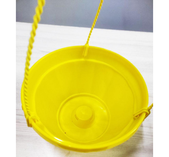 Підвісний горщик для квітів 3.7 л, Жовтий (Україна)