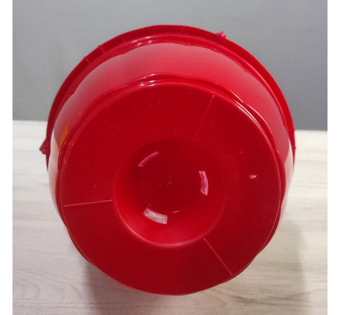 Горшок подвесной 3.7 л с крючком (22*14) малиновый Украина