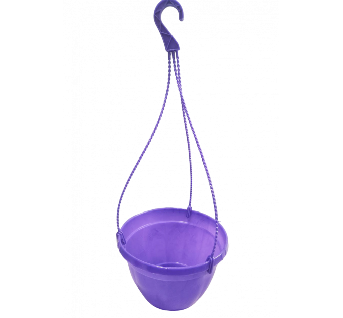 Підвісний горщик для квітів 3.7 л, фіолетовий (Україна)