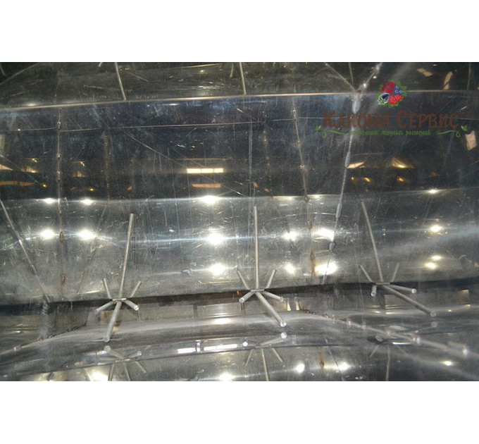 Бункерна годівниця для свиней на 2 секції із нержавійки марки 304