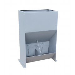 Кормушка для свиней на откорм 2 секции 140 л 5-15 голов