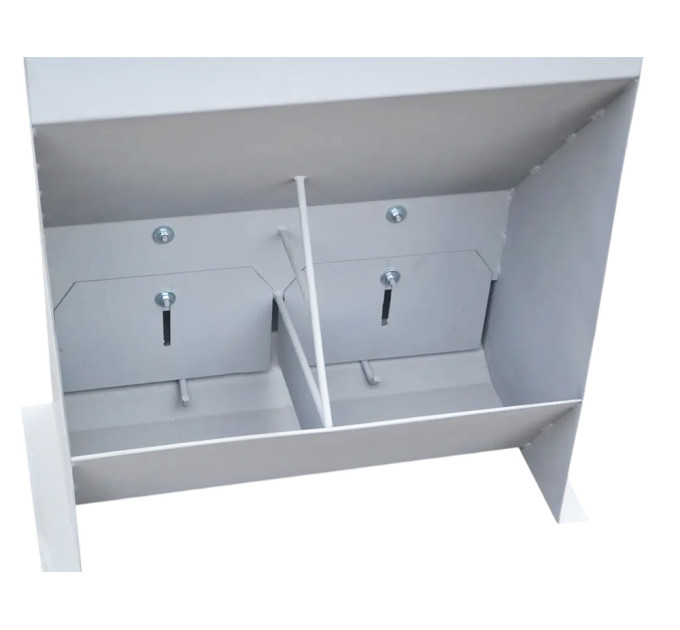 Годівниця для свиней на відкорм 2 секції 140 л 5-15 голів