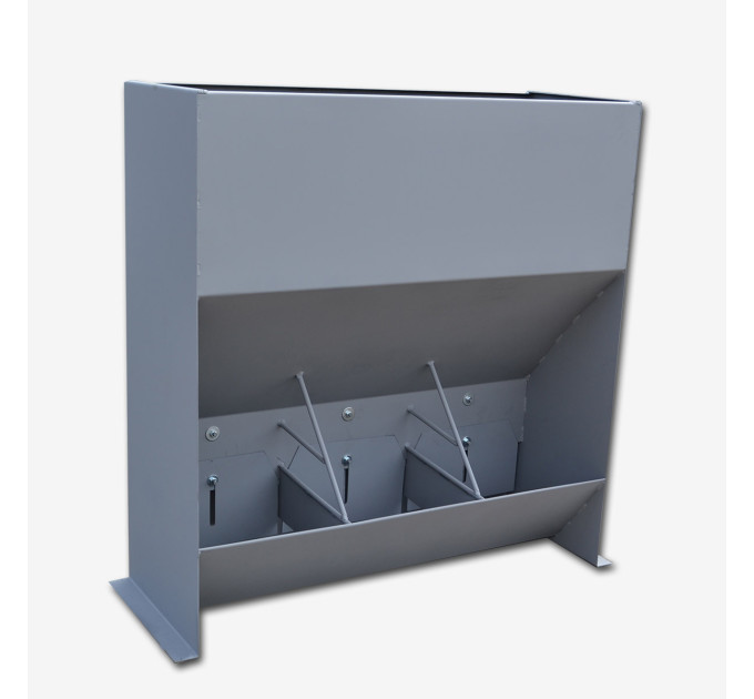 Годівниця для свиней, III-секційна (10-20 голів)