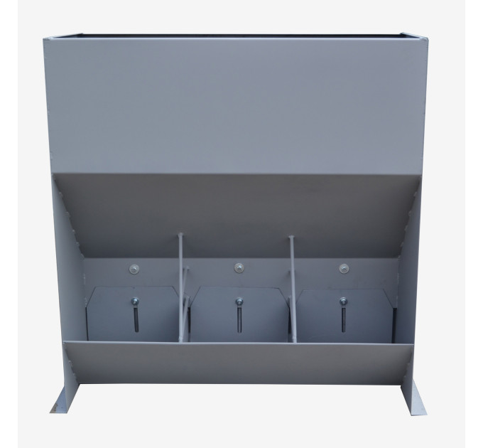 Годівниця для свиней, III-секційна (10-20 голів)