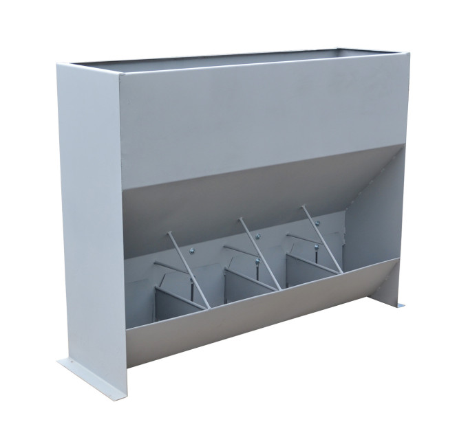 Кормушка для свиней бункерная 4 секции 15-30 голов 280 л