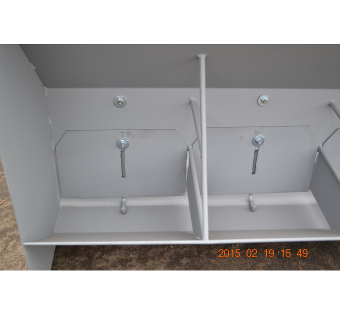 Годівниця для свиней на відкорм 8 секцій 500 л 30-60 голів