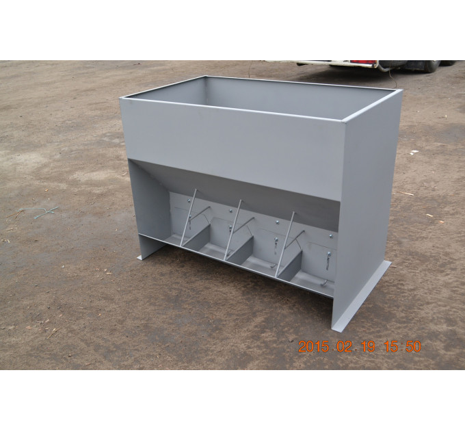 Годівниця для свиней на відкорм 8 секцій 500 л 30-60 голів