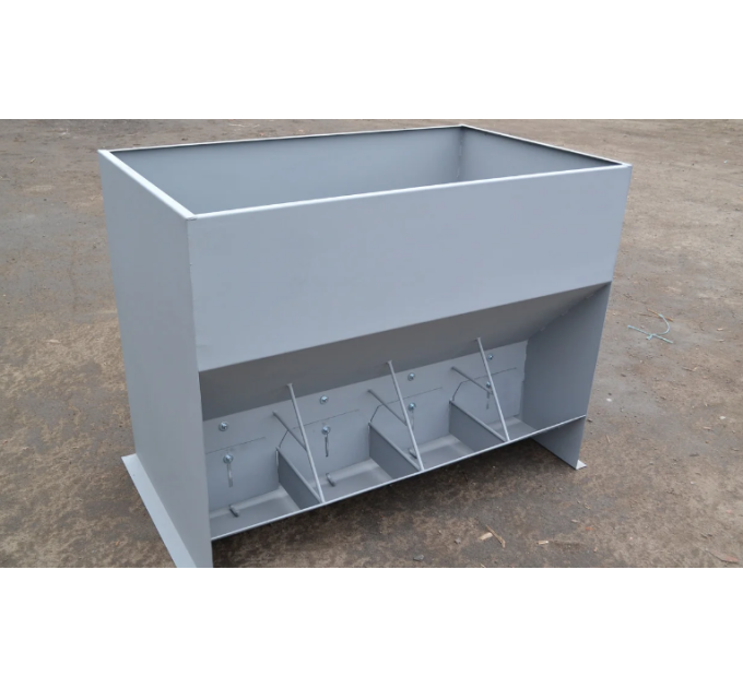 Годівниця для свиней на відкорм 8 секцій 500 л 30-60 голів