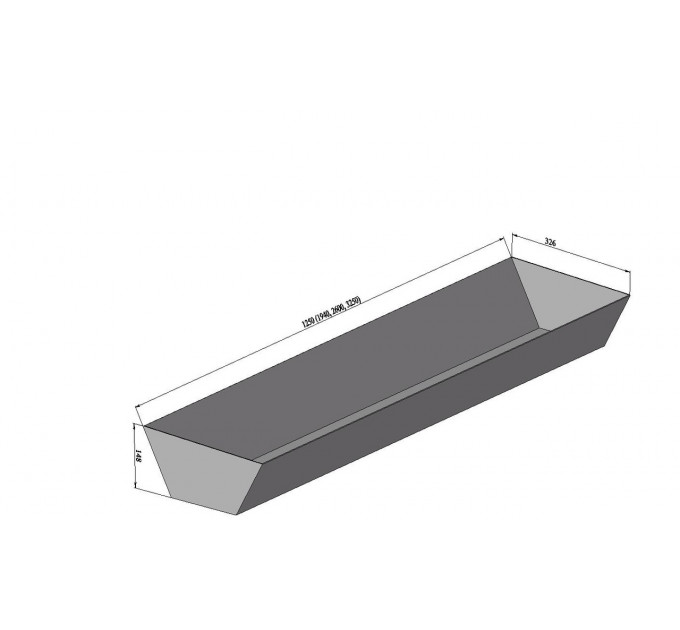 Кормушка. Размеры (Д х Ш х В): Lх 330 х 150 мм