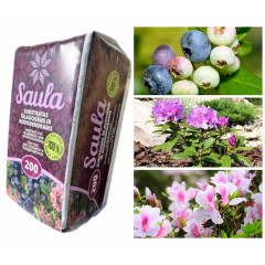 Торфяной субстрат для голубики и рододендронов SAULA, 200 л