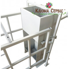 Станок для опороса свиноматок с бункерной кормушкой 1 секция