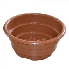 Тарелка под хризантемы LotPlast 3 л d21 терракот