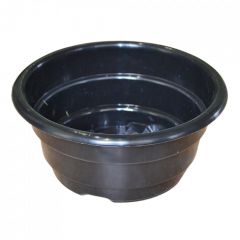 Тарелка под хризантемы LotPlast 3 л d21 черный