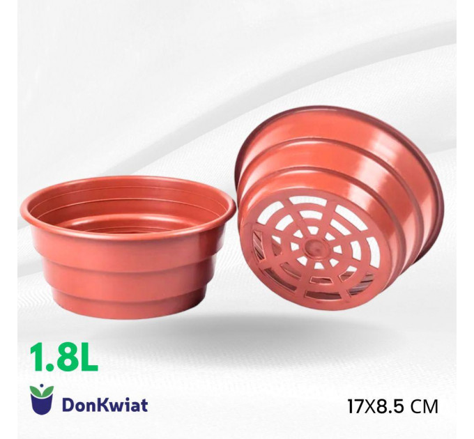 Горшок для хризантем 1.8 л 17*8.5, Donkwiat B1.8S