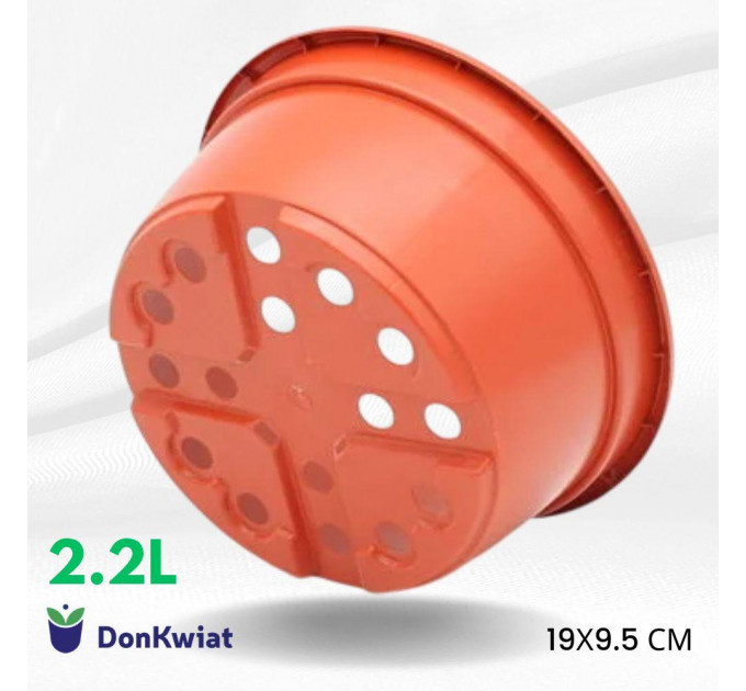 Горшок для хризантем 2.2 л 19*9.5, Donkwiat B2.2