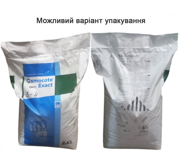 Osmocote Exact Standard 3-4м, 16+9+12+2Mg+Te мешок 25 кг