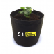 Одноразовый агротекстильный горшок Agro Pot 5 л без ручек