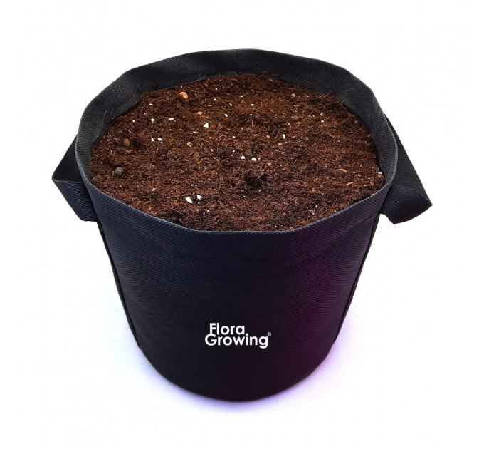 Тканевый горшок для растений Grow Bag 10 л 24х24 см