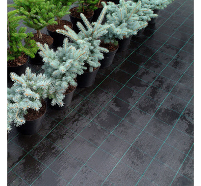 Агротканина Agrojutex 1.05*25 м 100 г/м2 Чорна у пакеті