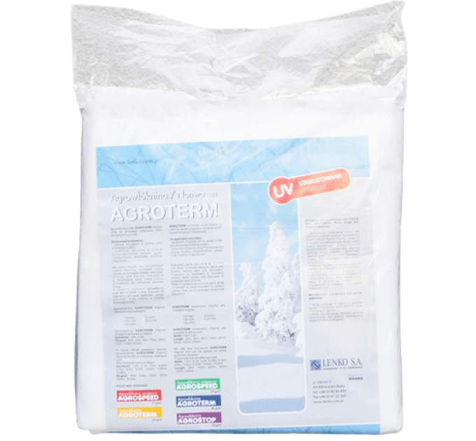 Агроволокно Marma Agroterm 50г/кв.м 1.6 м*20 м белое в пакете