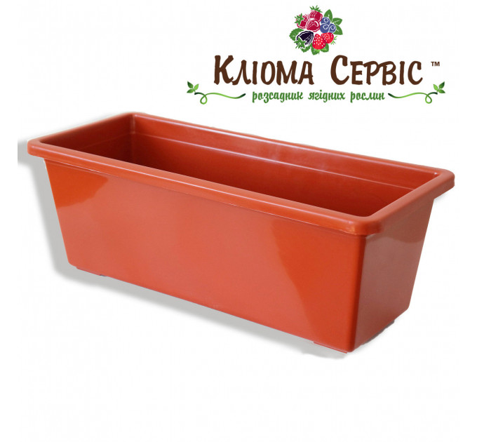 Балконный ящик для цветов, 40 см Терракот