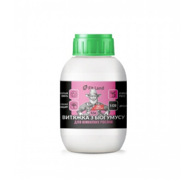 Вытяжка из биогумуса Fit Land для комнатных растений, 0.6 л