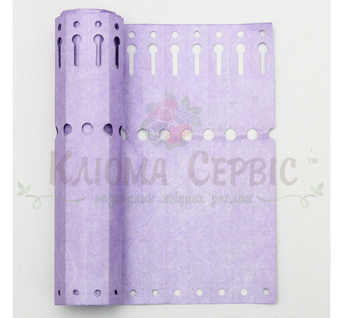 Бирка для растений Петелька Tyvek 12.7x160 мм, фиолетовая