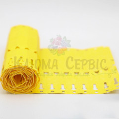 Бирка для растений Петелька Tyvek 12.7x160 мм, желтая
