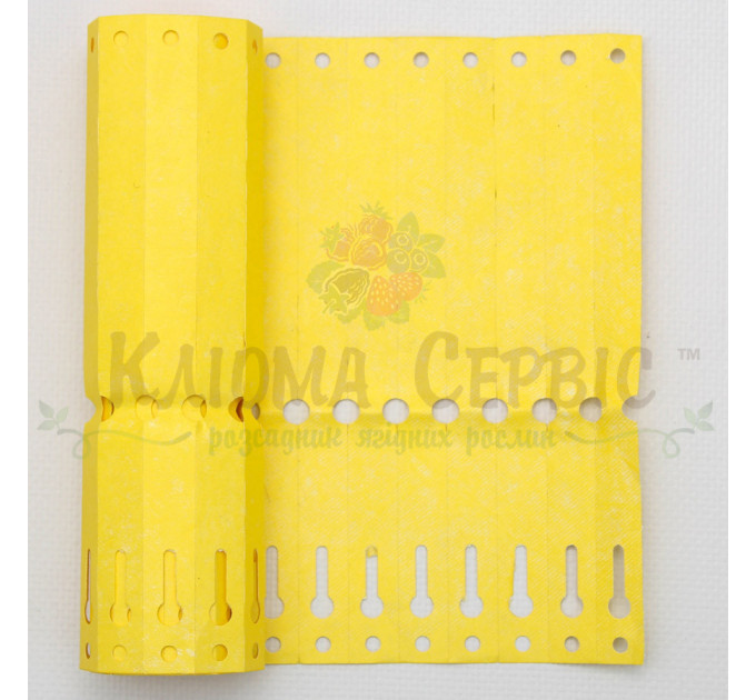 Бирка для растений Петелька Tyvek 12.7x160 мм, желтая