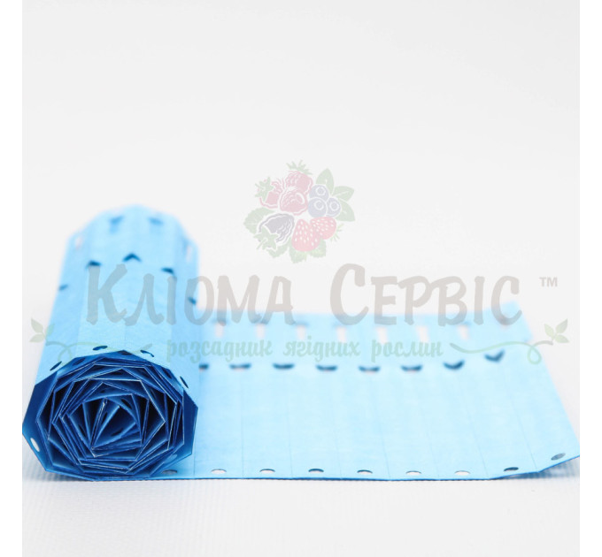 Бірка для рослин Петелька Tyvek 12.7x160 мм, блакитна