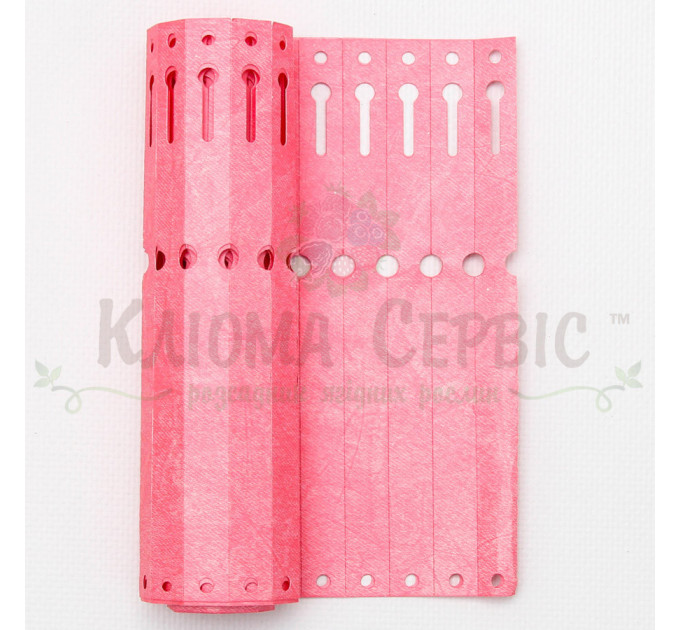 Бирка для растений Петелька Tyvek 12.7x160 мм, розовая