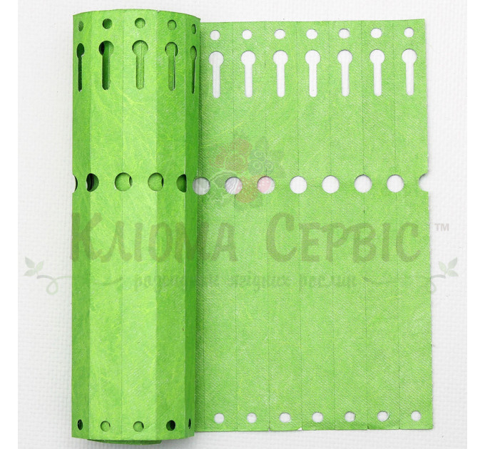 Бирка для растений Петелька Tyvek 12.7x160 мм, зеленая