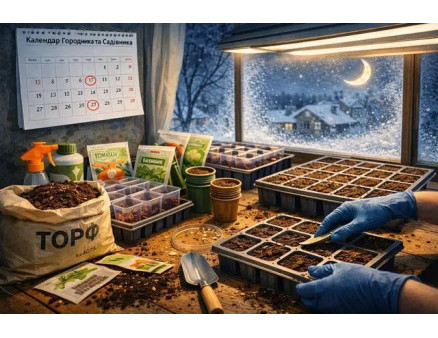 Лунный календарь садовода и огородника на январь 2026 года