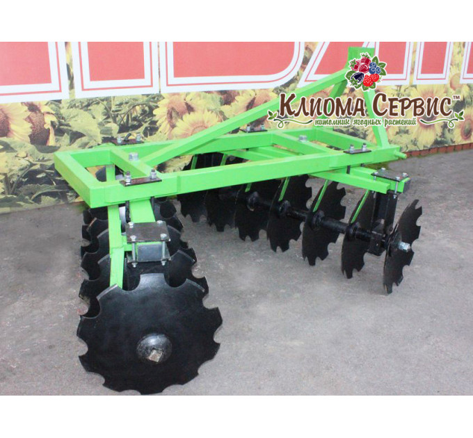 Дисковая борона 1.5 м шириной (на 14 дисков)