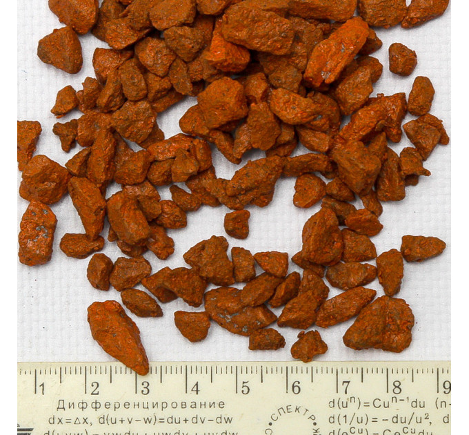 Камни декоративные оранжевые, 0,5 кг