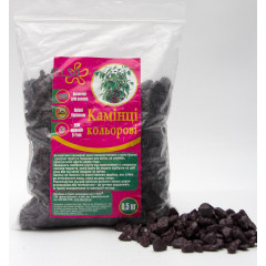 Камни декоративные фиолетовые, 0,5 кг