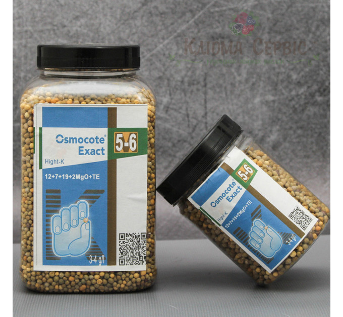 Удобрение Osmocote Exact High-K 5-6 м, 12+7+19+Te, 250 гр ПЭТ
