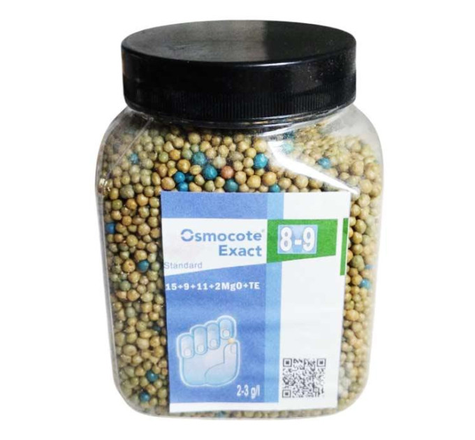 Добриво Osmocote Exact Standard 8-9 м 15+9+11+2Mg+Te, 500 гр (пет банка)