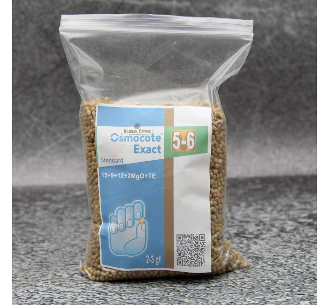 Добриво Osmocote Exact Standard 5-6 м, 500 гр 15+9+12+2Mg+Te